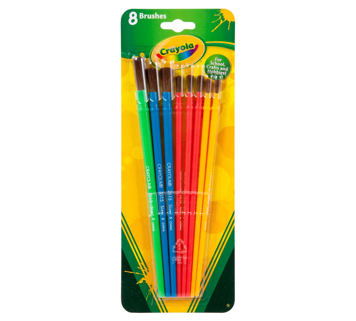 8 ct Paint Brushes